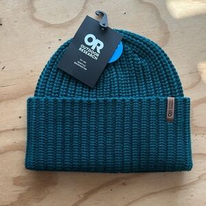 Outdoor Research Bishop Beanie Dark Teal Knit NEW